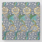 Kennet Pattern (door William Morris) Stenen Onderzetter (Voorkant)