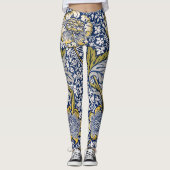 Kennet van William Morris, Vintage Textielkunst Leggings (Voorkant)