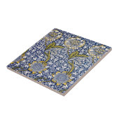 Kennet van William Morris, Vintage Textielkunst Tegeltje (Zijkant)