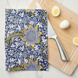 Kennet van William Morris, Vintage Textielkunst Theedoek
