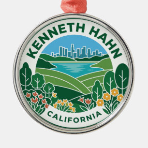 Kenneth Hahn State Recreation Area Californië Metalen Ornament