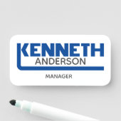 Kenneth Name Tag (In situ)