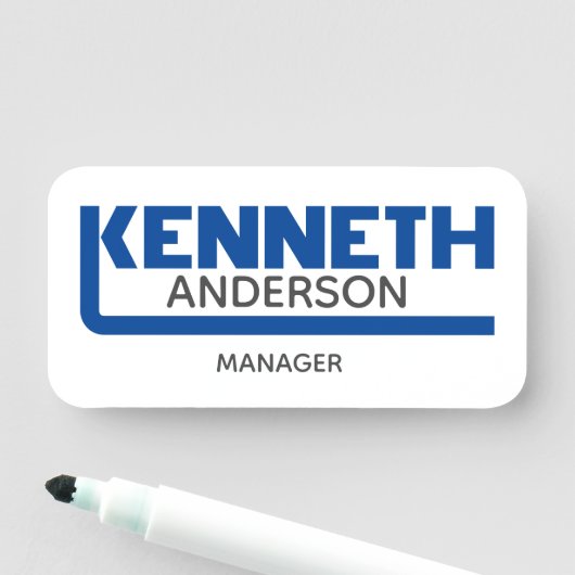 Kenneth Name Tag (In situ)