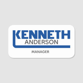 Kenneth Name Tag