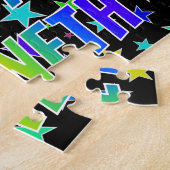 "KENNETH" Voornaam, Fun "HAPPY BIRTHDAY" Legpuzzel (Zijkant)