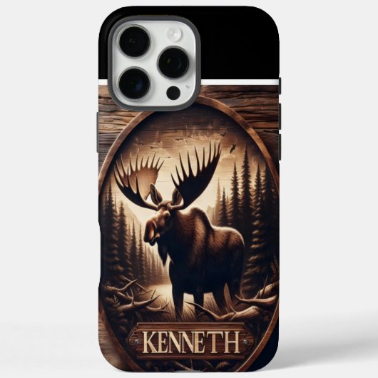 Kenneth's Moose Crest Case-Mate iPhone Case (Achterkant)