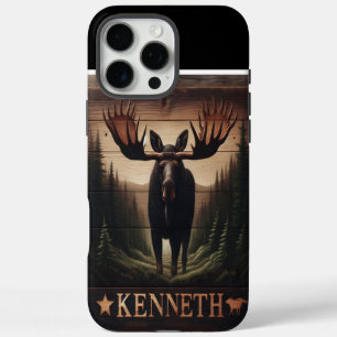 Kenneth's Woodland Moose iPhone 16 Pro Max Hoesje