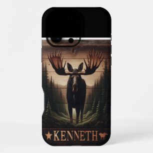 Kenneth's Woodland Moose iPhone 16 Pro Max Hoesje