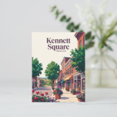 Kennett Square, Pennsylvania Briefkaart (Staand voorkant)