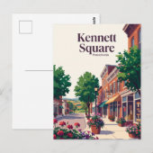 Kennett Square, Pennsylvania Briefkaart (Voorkant / Achterkant)