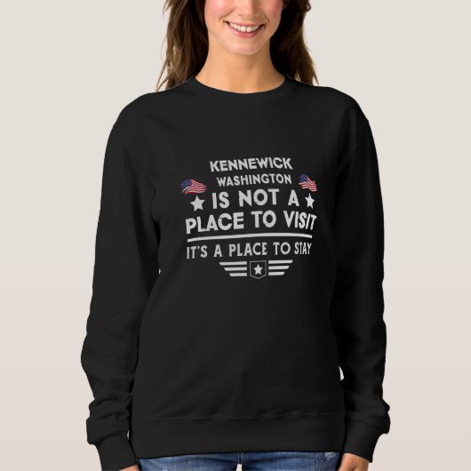 Kennewick Washington Place om uit de VS te komen Trui (Voorkant)