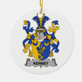 Kenney Family Crest Keramisch Ornament (Voorkant)