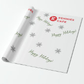 Kennies Cafes Kerst inpakpapier (Uitgerold)