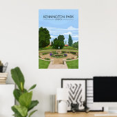 Kennington Park Londen Reisposter Poster (Thuiskantoor)