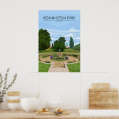 Kennington Park Londen Reisposter Poster (Keuken)
