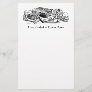 Kennis en dood briefpapier