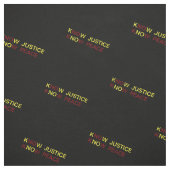 Kennis gerechtigheid, weet vrede stof (Swatch)