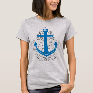 Kennis, Help en Hoop Anchor Light Grey Tshirt