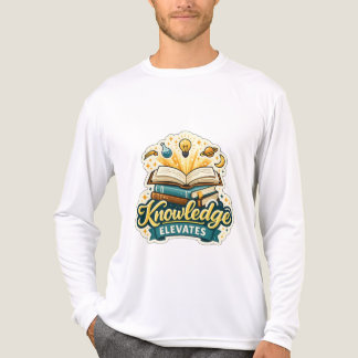 Kennis inspireert creatieve leerprestaties Tri-Blend shirt