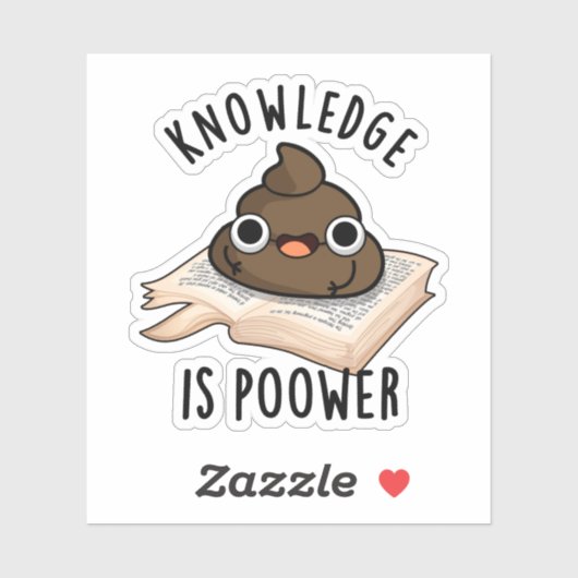 Kennis is een krachtenbundel sticker (Vel)