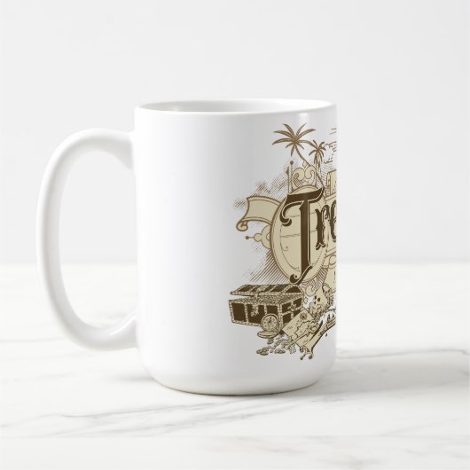 Kennis is een schat, lezersgeschenk, leraar koffiemok (Links)