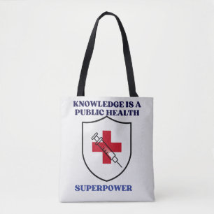 Kennis is een superkracht voor de volksgezondheid  tote bag