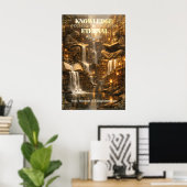 Kennis is Eeuwig – Wijsheid Bibliotheek Poster (Thuiskantoor)