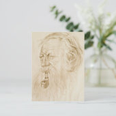 Kennis is het begin van alle Wisdom-briefkaart Briefkaart (Staand voorkant)