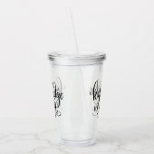 Kennis is kracht acryl drinkbeker (Links)