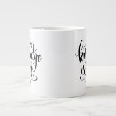 Kennis is kracht grote koffiekop (Voorkant)