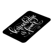 Kennis is kracht magneet (Linkerzijde)