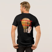 Kennis is kracht Tri-Blend shirt (Achterkant volledig)