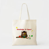 Kennis is macht! tote bag (Voorkant)