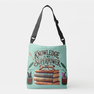 Kennis is mijn Superpower - Book Lover Tas