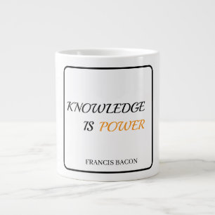Kennis is minimaal Power Bacon Grote Koffiekop