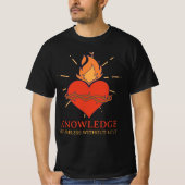 Kennis is nutteloos zonder liefde T-shirt (Voorkant)