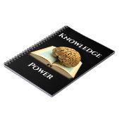 Kennis is Power - Gold Edition Notitieboek (Linkerzijde)