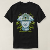 Kennis is Power Illuminati Pyramid Allsee Ey T-shirt (Design voorkant)
