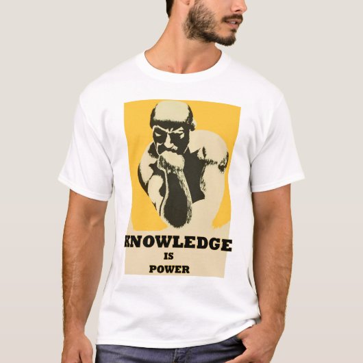  kennis is Power T-Shirt (Voorkant)
