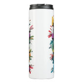 Kennis machtigt, moed overwint thermosbeker (Achterkant)