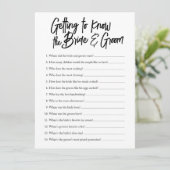 kennis maken met de bruid - en groom - douche kaart (Staand voorkant)
