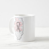 Kennis over hersenkanker in Illinois Koffiemok (Voorkant links)