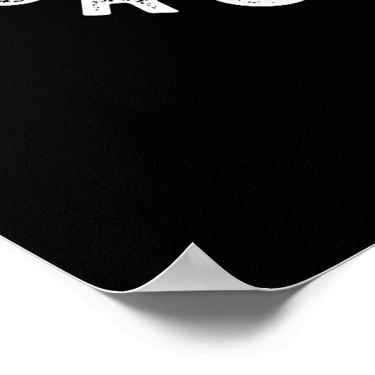 Kennis Professional Funny Beaver Pun Dark BG Poster (Hoek)