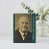 Kennis spreekt, maar wijsheid luistert. briefkaart (Staand voorkant)