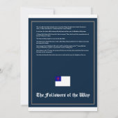 Kennis van de volgelingen van de Weg (Achterkant)