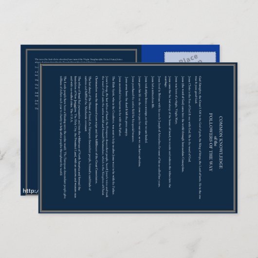 Kennis voor christenen briefkaart (Voorkant / Achterkant)