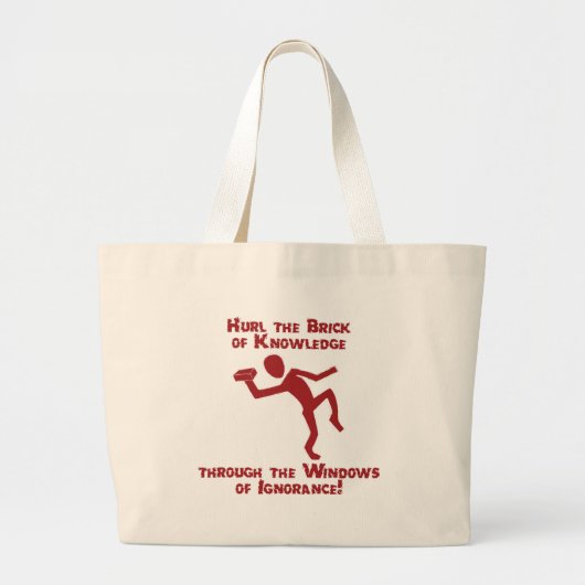 kennisbank grote tote bag (Voorkant)