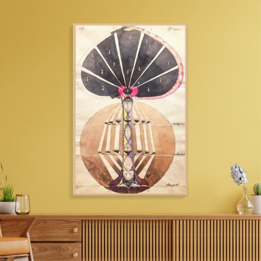 Kennisboom Nr. 3 | Hilma af Klint | Canvas Afdruk (Insitu (Woonkamer))