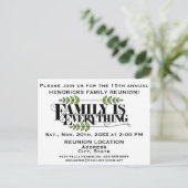 Kennisgeving van gezinshereniging briefkaart (Staand voorkant)