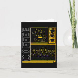 Kennismaand Koffie Asl Liefhebber Trendy Liefde Do Kaart
